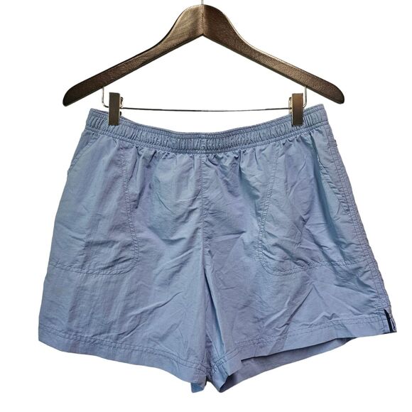 COLUMBIA  Shorts Blue Flat‎ Front Mesh Lined Zipper Pocket Outdoor LARGE - Picture 4 of 4